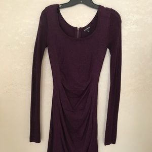 Express Purple Bodycon Dress
